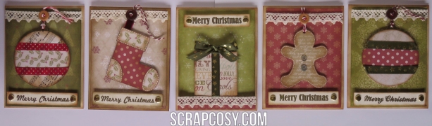 20150908 - Christmas cards 2015 collection paper - 5 cards