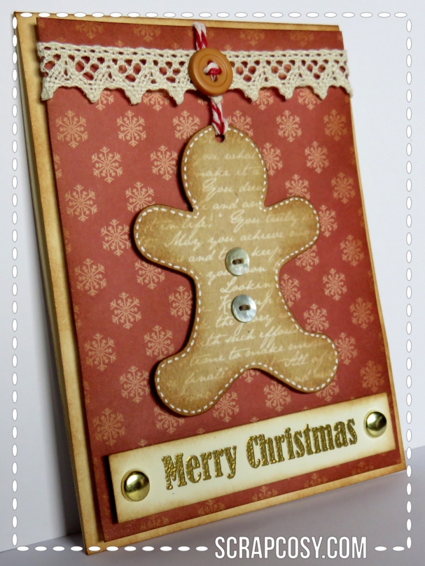 20150908 - Christmas cards 2015 collection paper - gingerbread - side - scrapcosy